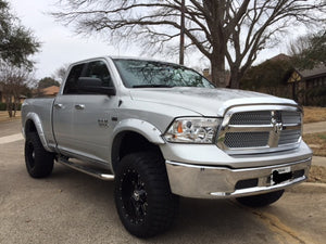 2009-2018 Dodge Ram 1500 Painted to Match Fender Flare Set - Bolt Style