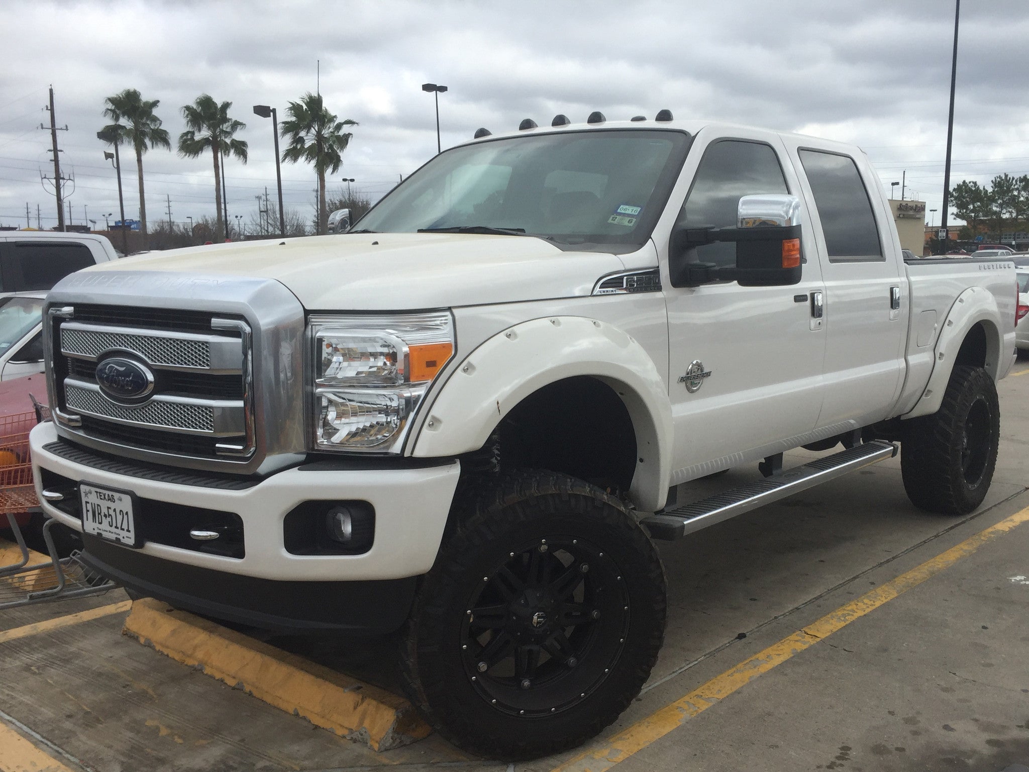 2011-2015 Ford F-250/350 Super Duty Fender Flare Set - Bolt Style (Pocket Style)