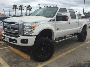 2011-2015 Ford F-250/350 Super Duty Fender Flare Set - Bolt Style (Pocket Style)