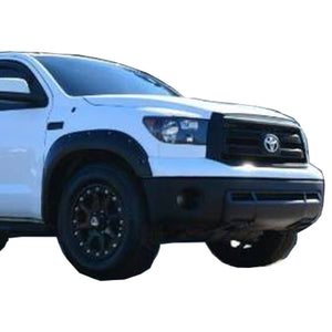 2007-2013 Toyota Tundra Painted to Match Fender Flare Set (Long Front) - Bolt Style (Pocket Style)
