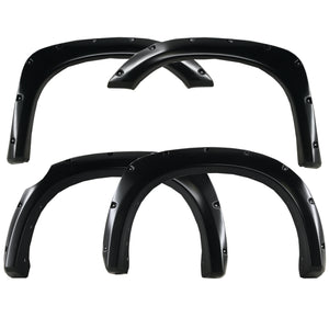 2007-2013 Toyota Tundra Painted to Match Fender Flare Set (Long Front) - Bolt Style (Pocket Style)