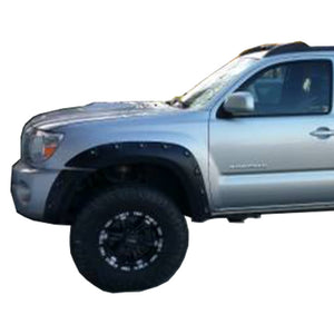 2005-2011 Toyota Tacoma 60.3" Bed - Painted to Match Fender Flare Set - Bolt Style (Pocket Style)