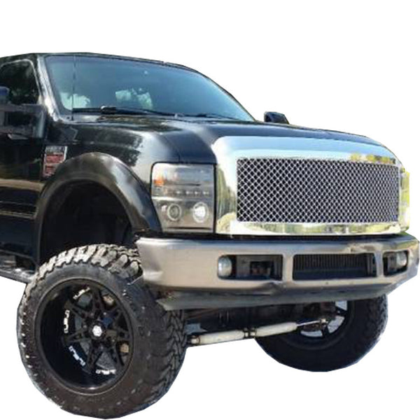 TSC Smooth Black Fender Flares Set For Ford F250 / F350 Super Duty 2008-2010 – Includes Mounting Hardware