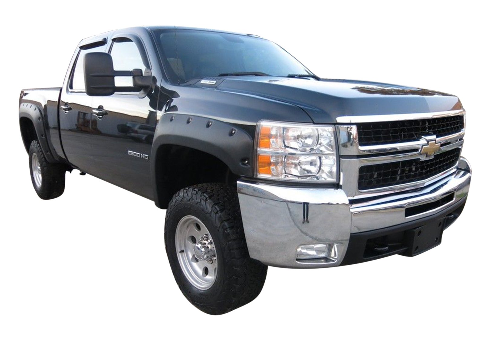 2007-2013 Chevrolet Silverado 1500 6.5' and 8.0' Fender Flare Set - Bolt Style (Pocket Style)