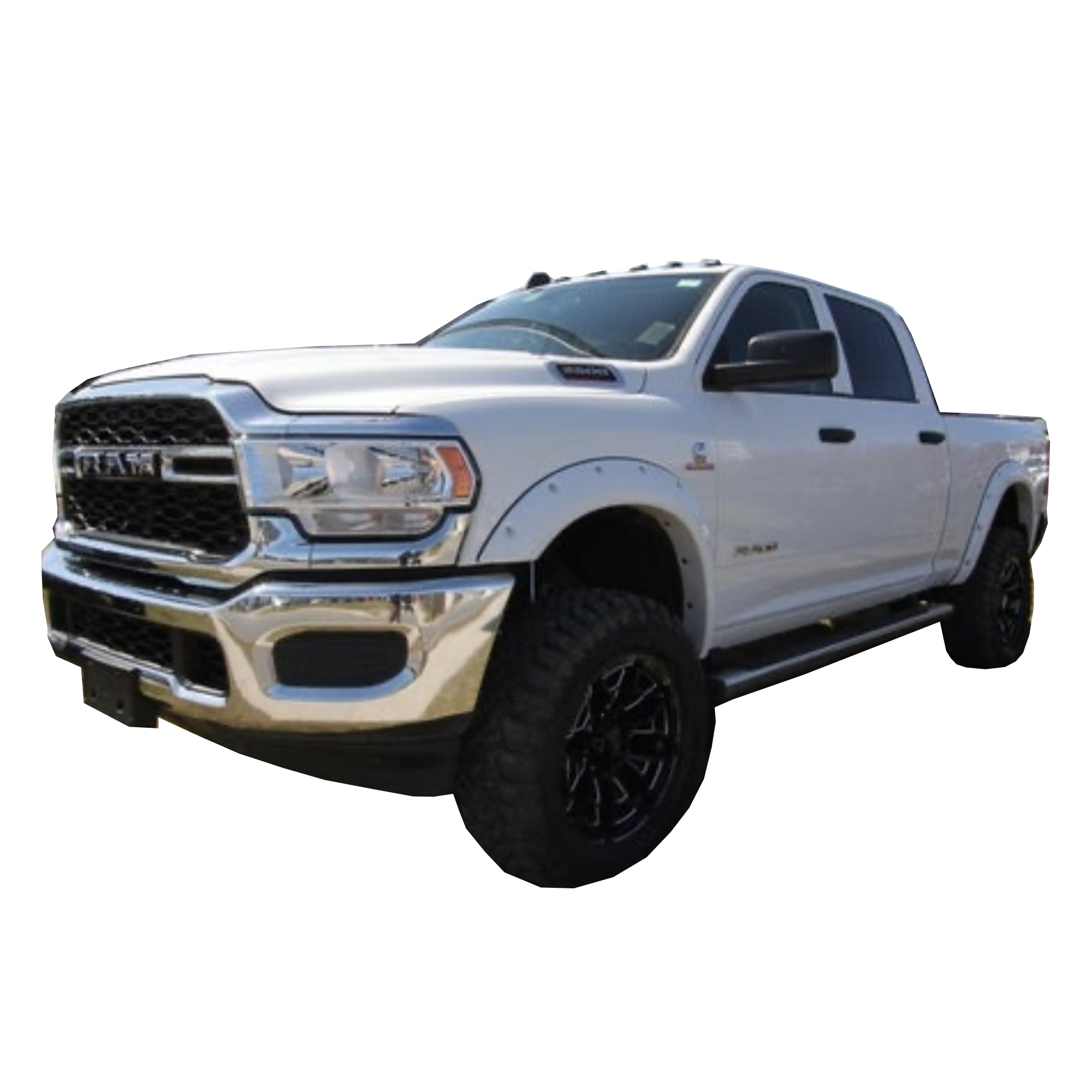 2019-2022 Dodge Ram 2500 3500  Painted to Match Fender Flares Set - Bolt Style