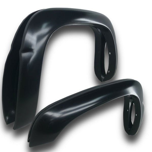 4-Piece Fender Flares For 1999-2006 Chevy Silverado & GMC Sierra - Black, Factory Style
