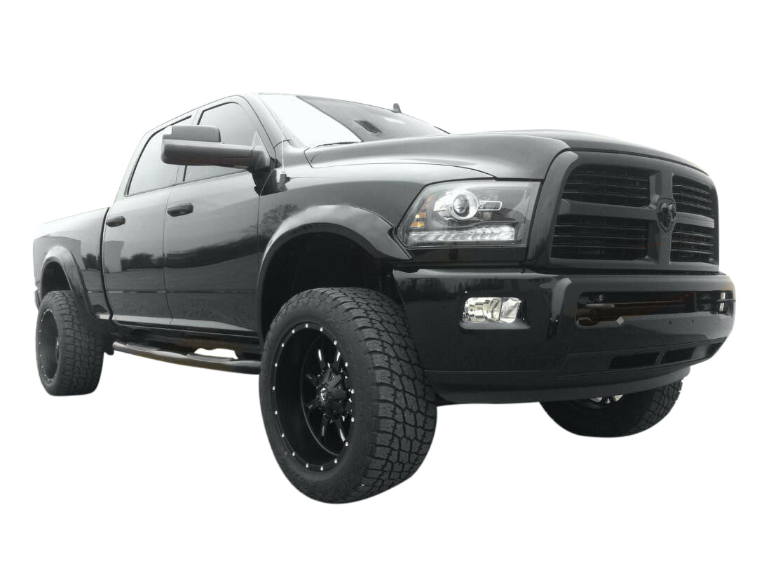 2010-2018 Dodge Ram 2500 / 3500 Painted to Match Fender Flare Set - Smooth Style